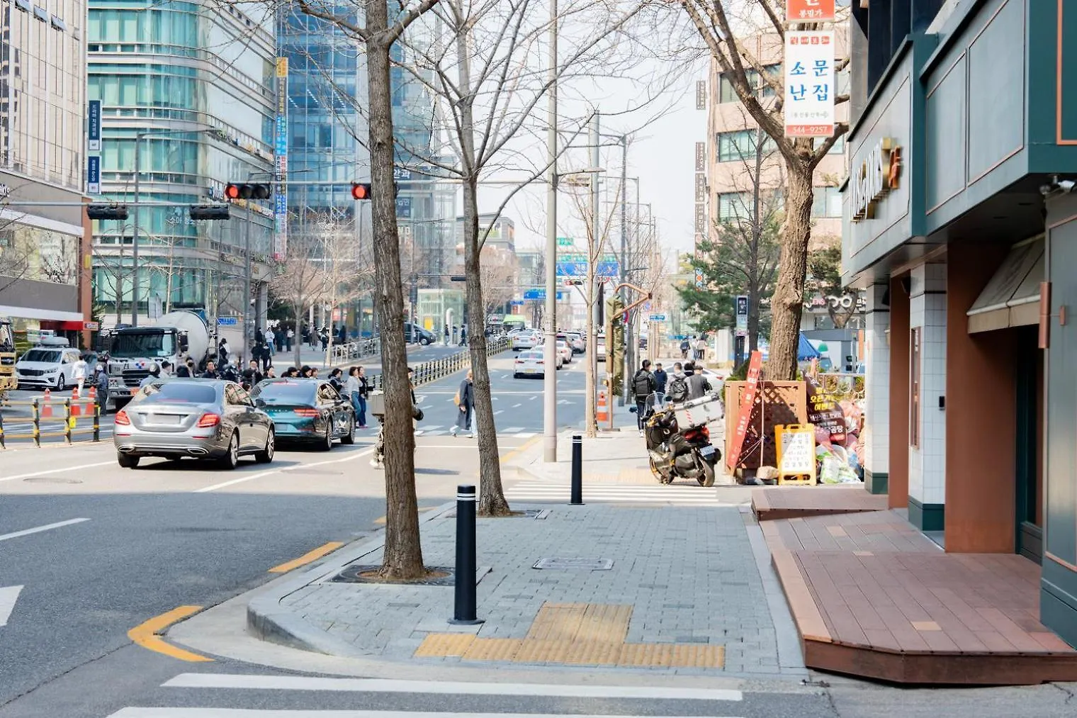 Blueground Id12 Nonhyeon City View Ac Sel-12 Soul Jižní Korea