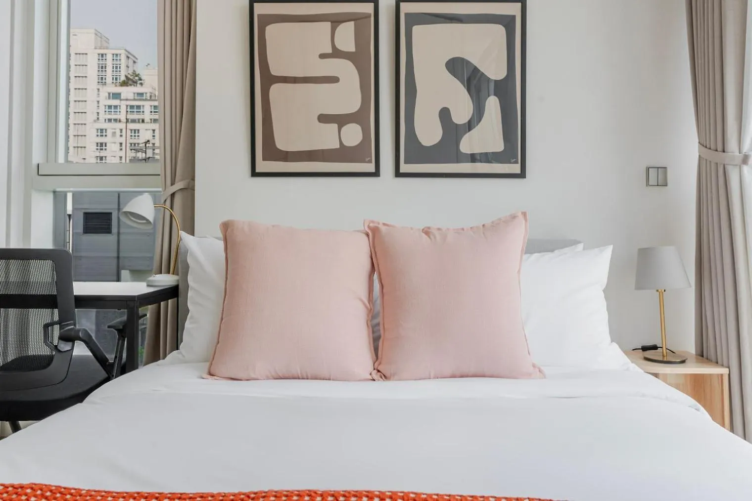 Blueground Id12 Nonhyeon City View Ac Sel-12 Soul Apartmán